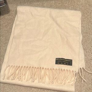 Luxurious Cream Cashmere Scarf